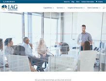 Tablet Screenshot of iag.biz